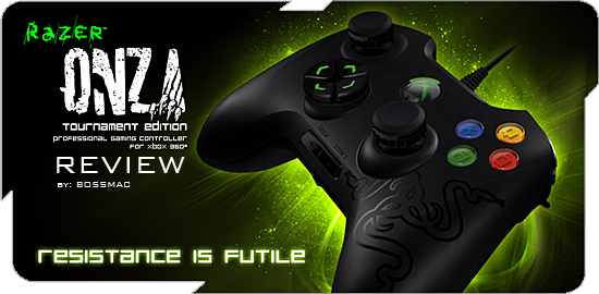 Razer Onza Tournament Edition Professional XBOX360 Gaming Controller Review - returnal