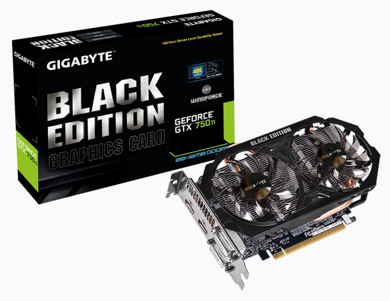 GIGABYTE GeForce GTX 750 Ti Black Edition Available Soon - GIGABYTE GeForce GTX 750 Ti Black Edition