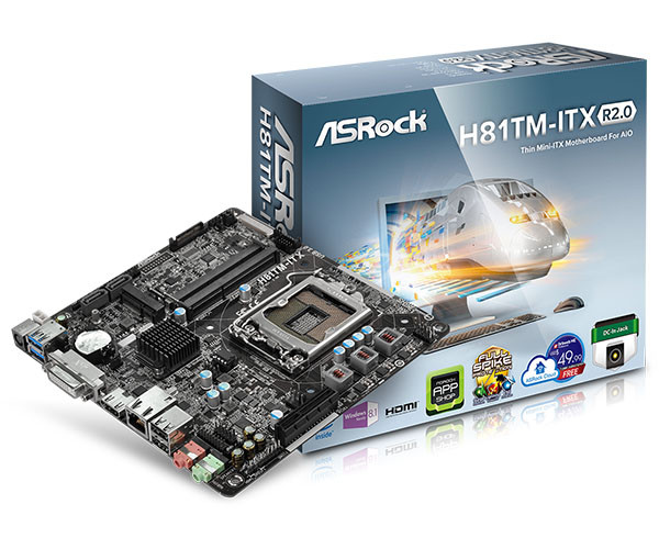 ASRock H81TM-ITX R2.0 Thin Mini-ITX Motherboard Announced - returnal