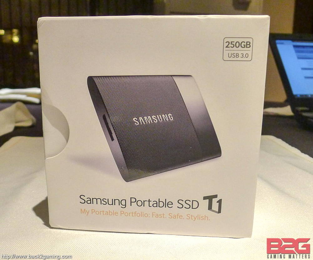 Samsung T1 Portable SSD 250GB Hands-On Review - returnal