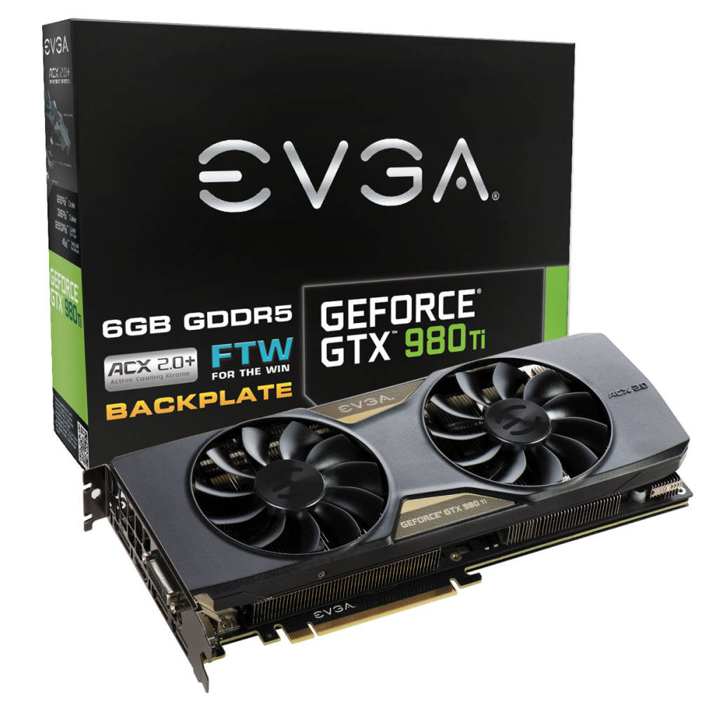 EVGA Announces GeForce GTX 980 Ti FTW ACX 2.0+ Graphics Card -