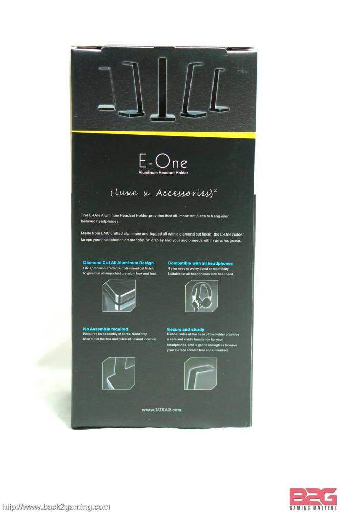 LUXA2 E-One Aluminum Headset Holder Review - returnal