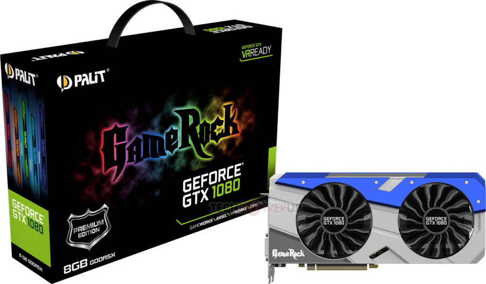 Palit Announces the GeForce GTX 1080 GameRock and Super JetStream - returnal