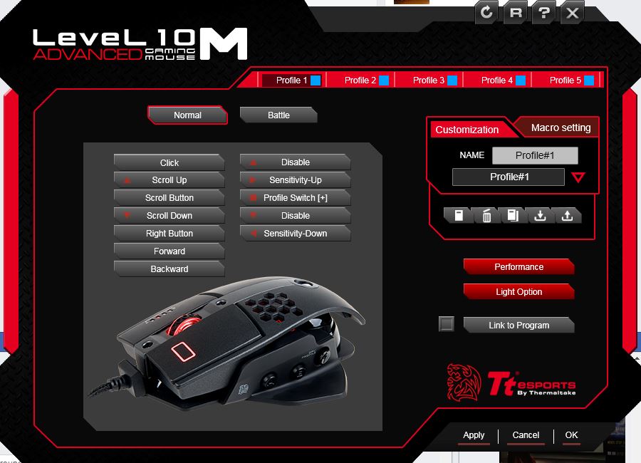 Tt eSports Level 10M Advanced Gaming Mouse Review - returnal