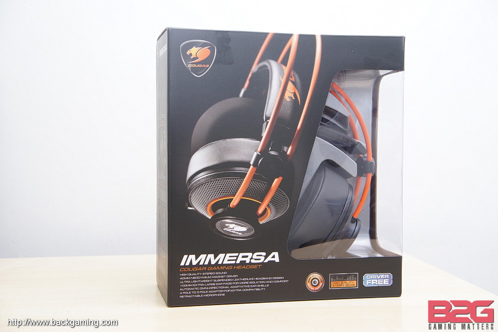 Cougar Immersa Gaming Headset Review - returnal