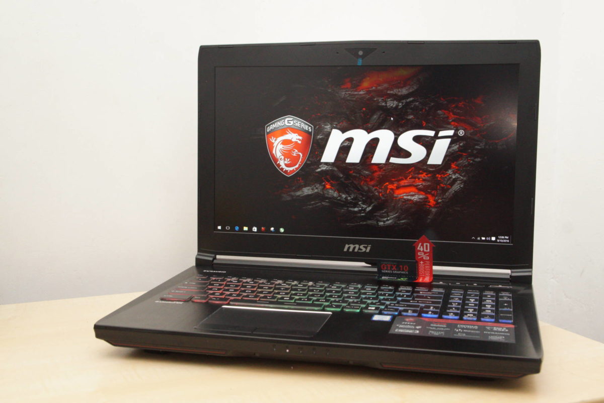 MSI GT62VR Dominator Pro (NVIDIA GTX 1070) Gaming Notebook Review