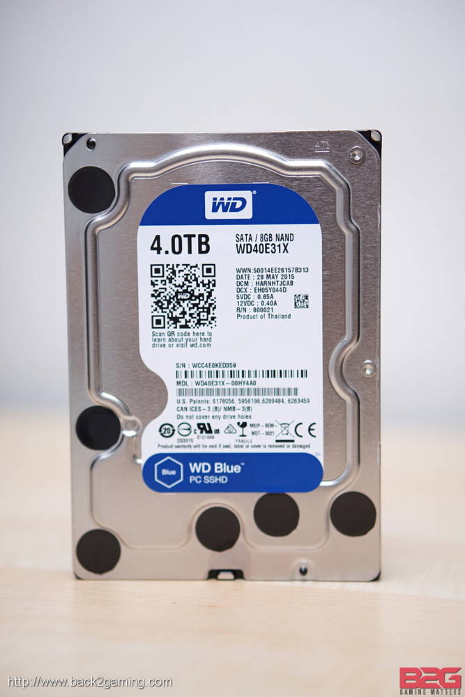 WD BLUE (WD40E31X) 4TB SSHD Review -