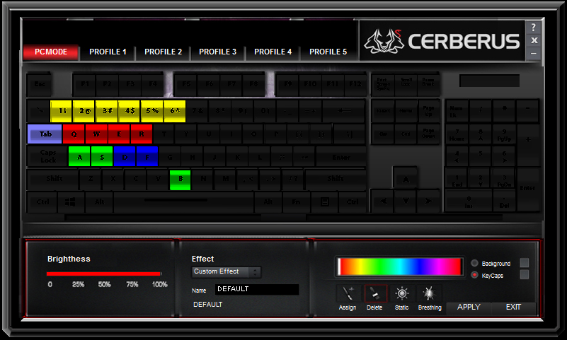 ASUS Cerberus RGB Mechanical Keyboard Review -