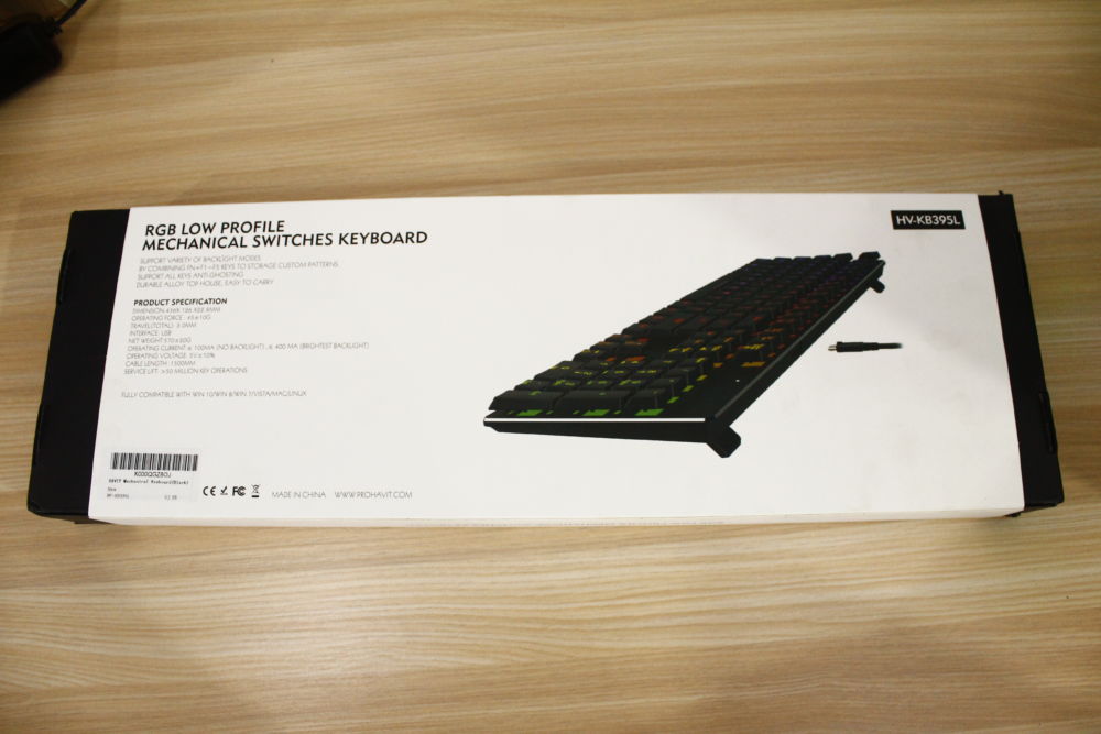HAVIT HV-KB395L Low Profile Mechanical Keyboard