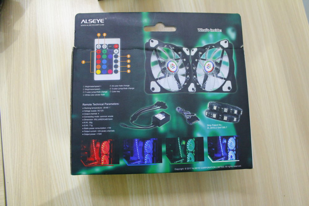 ALSEYE CLS-200 LED Fan Strip RGB Kit