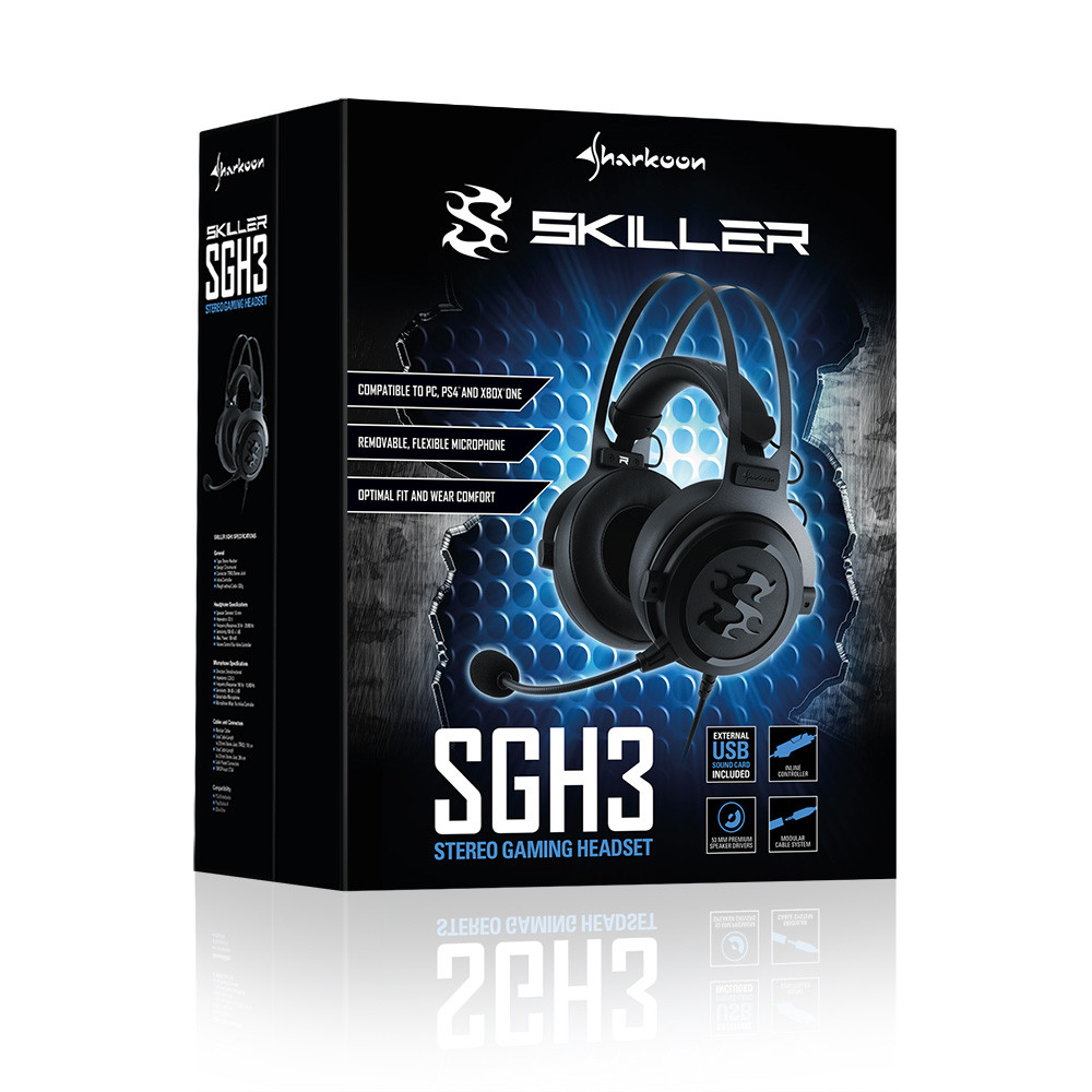 Sharkoon Introduces SKILLER SGH3 Gaming Headset with External USB Sound Card - returnal