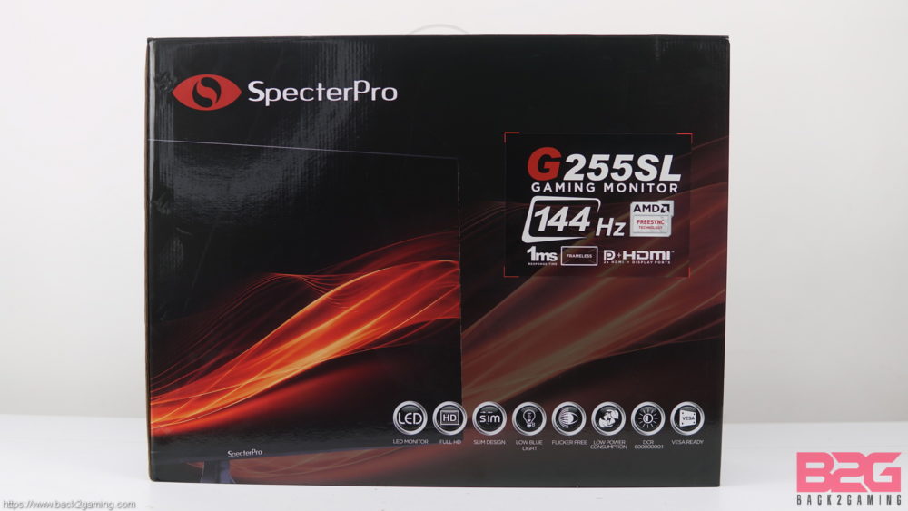 SpecterPro G255SL 144Hz FreeSync Gaming Monitor Review - returnal