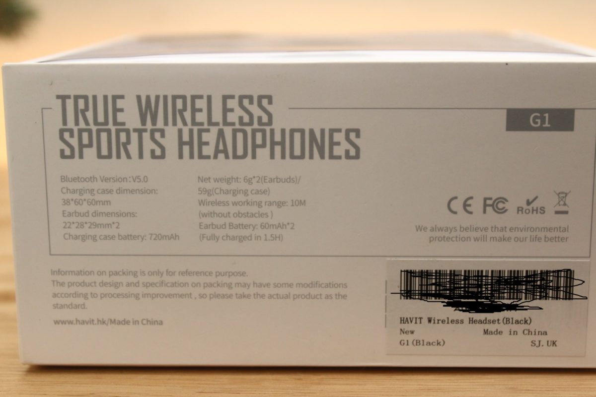 Review - HAVIT G1 TWS True Wireless Earbuds - havit g1