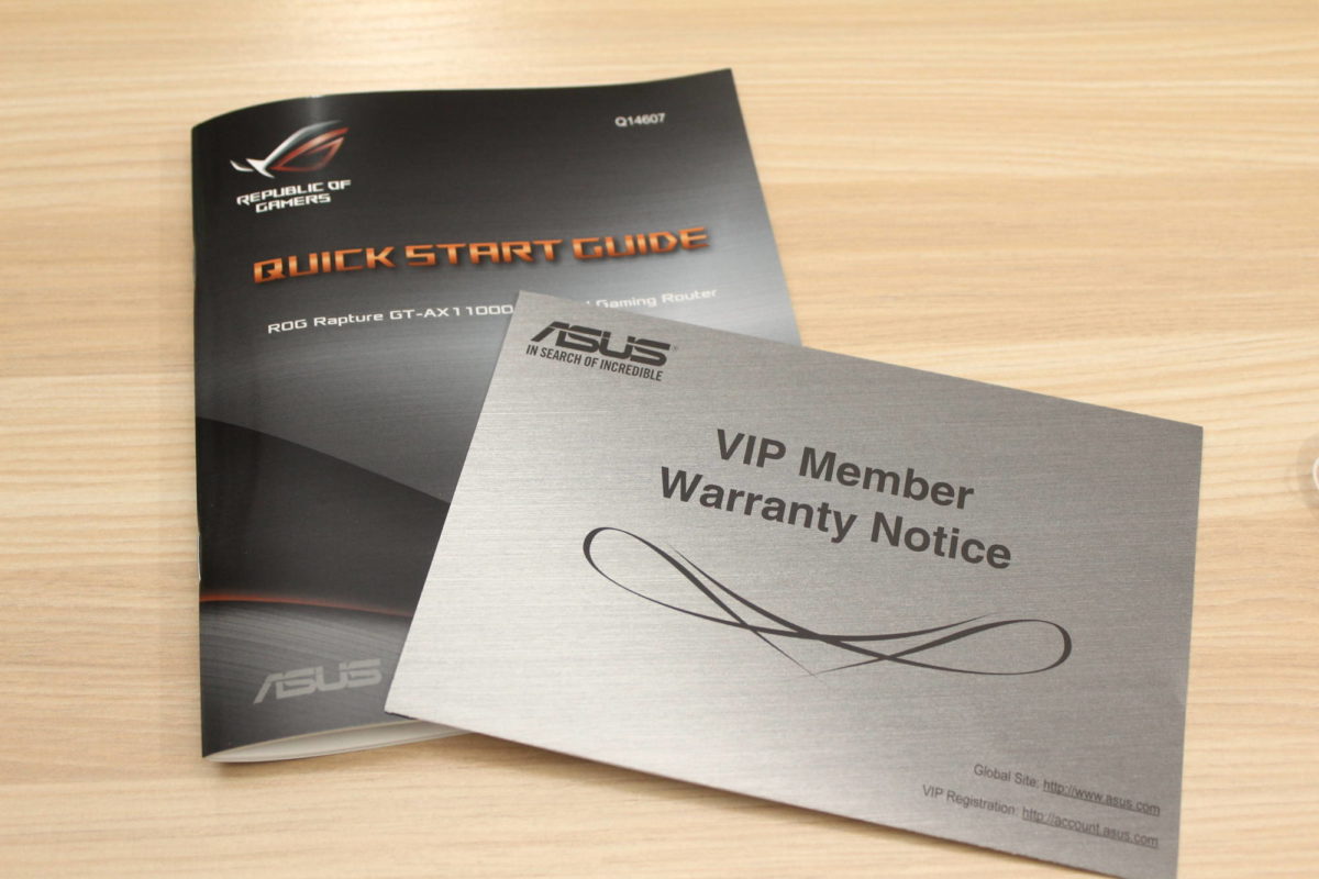 ASUS ROG Rapture GT-AX11000 Router manual quick setup guide