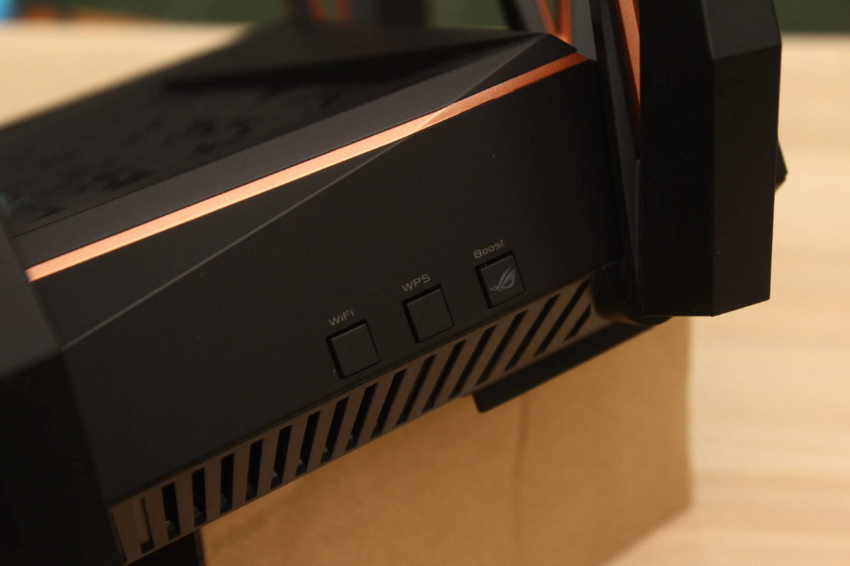 ASUS ROG Rapture GT-AX11000 Router wps boost button