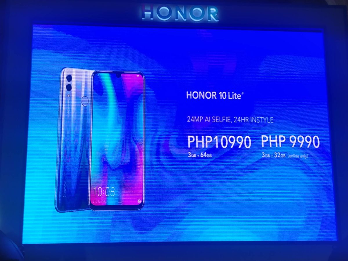 Honor 10 Lite Arrives in the Philippines -
