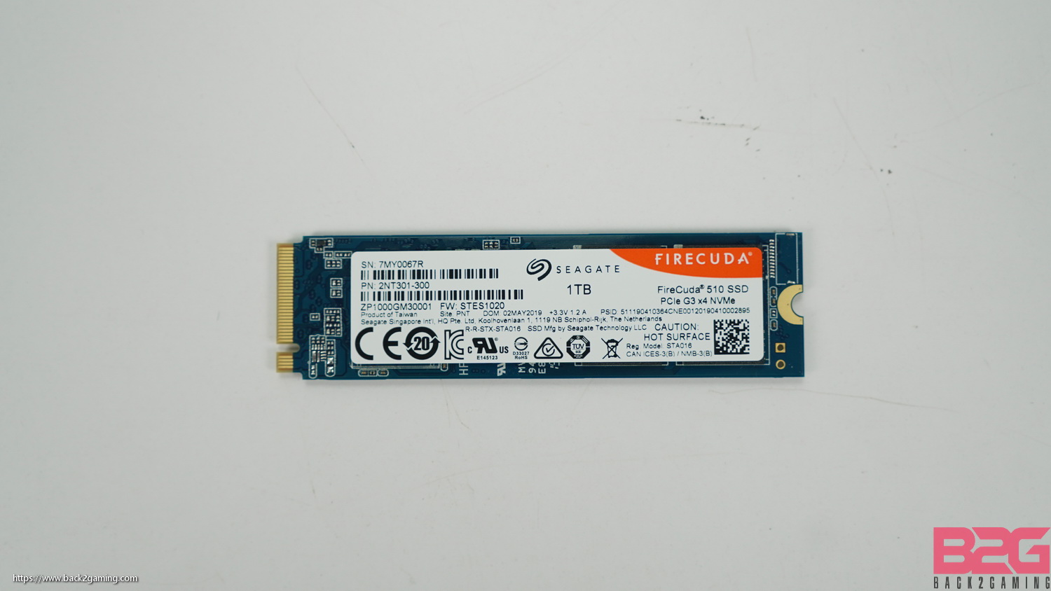 Seagate FireCuda 510 M.2 NVMe 1TB SSD Review -