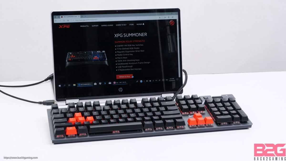 XPG Summoner Mechanical Gaming Keyboard Review -