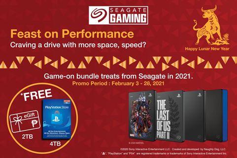 Seagate Gamedrive PS4 Game-On Promo Bundles PS4 Gift Cards - returnal