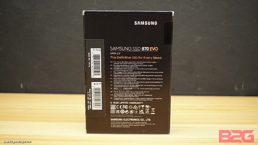 SAMSUNG 870 EVO 1TB SATA SSD Review: Fast as Fast Can be on SATA - SAMSUNG 870 EVO