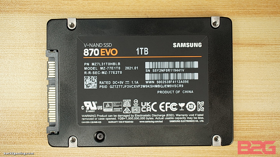 SAMSUNG 870 EVO 1TB SATA SSD Review: Fast as Fast Can be on SATA - returnal