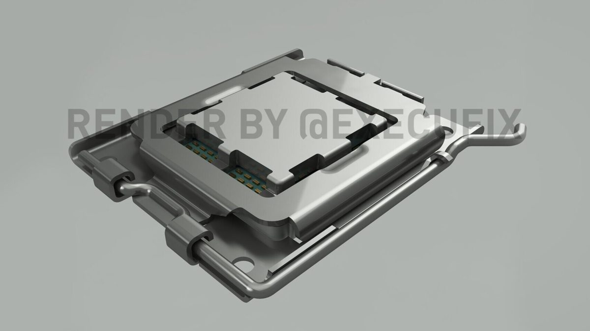 AM5 Socket Renders for AMD Zen4 CPU Surface Online -