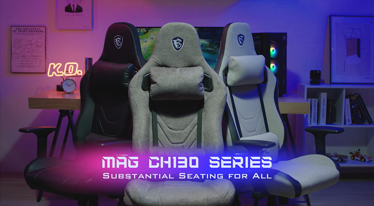 MSI Announces MAG CH130 Series Gaming Chairs - returnal
