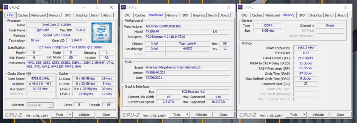 Intel Core i7-11800H Mobile CPU Review - returnal