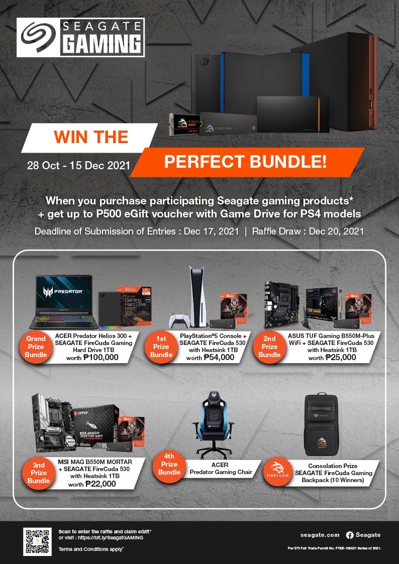 Pre-Order Seagate Gaming Drives and Win a Gaming Bundle + Discounts - returnal