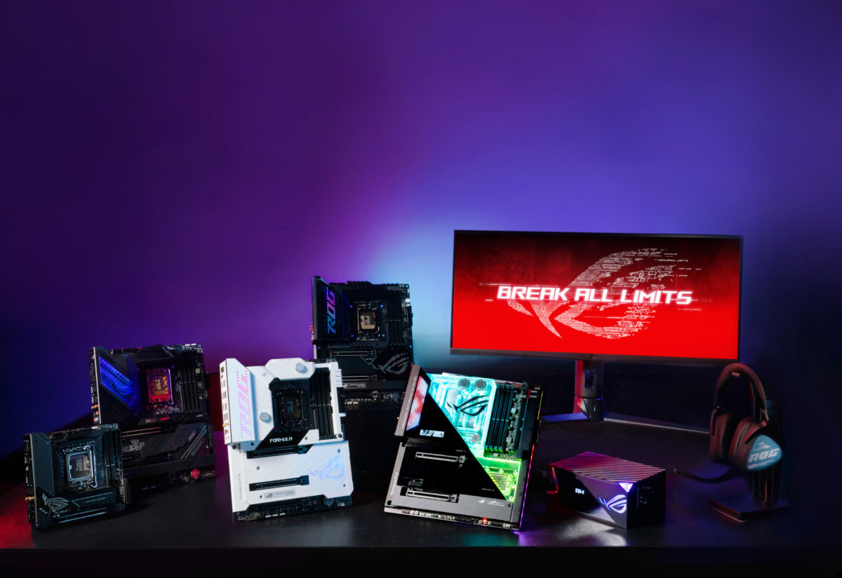 ASUS ROG Breaking the Limit Web Event Showcases New Motherboards, PSUs, Monitor, Peripherals -