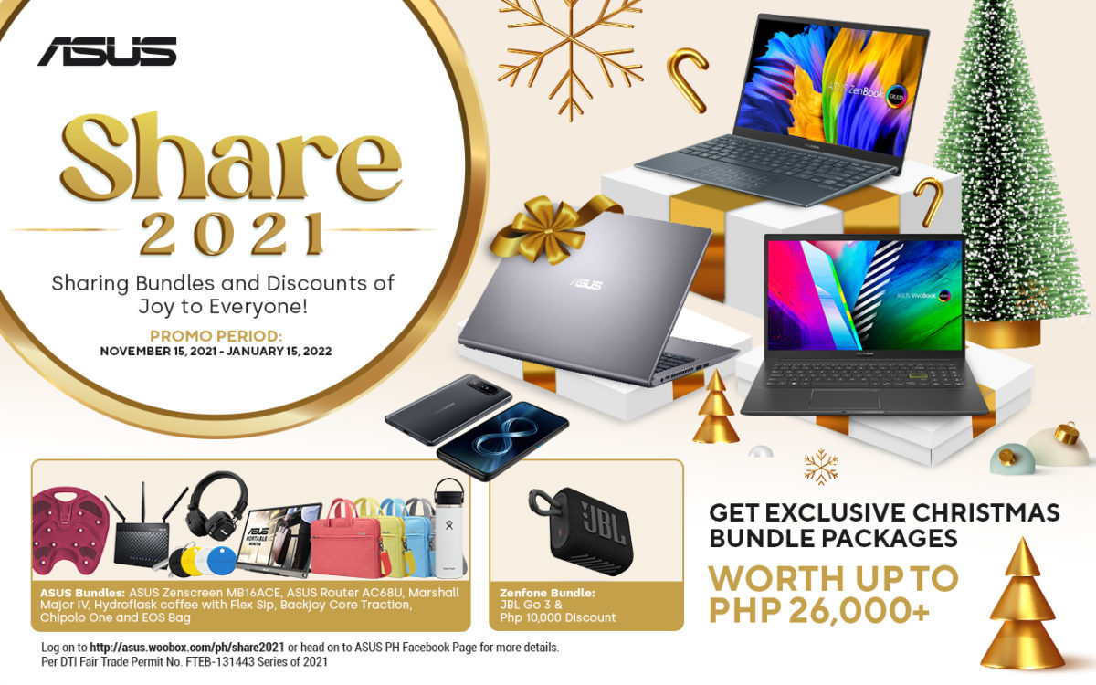 ASUS Share 2021 Returns for Another Round of Holiday Goodies and Promotions -