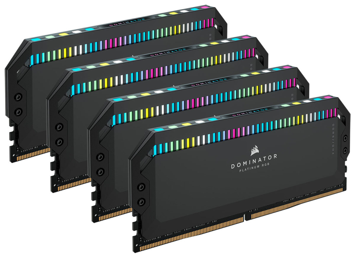CORSAIR DOMINATOR PLATINUM RGB DDR5 Memory Reaches 6400 MHz - returnal