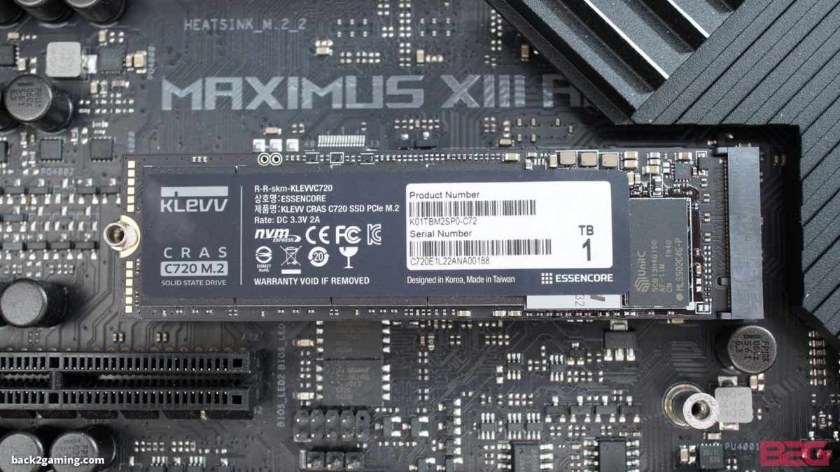 KLEVV CRAS C720 PCIe 3.0 NVMe M.2 SSD Review -