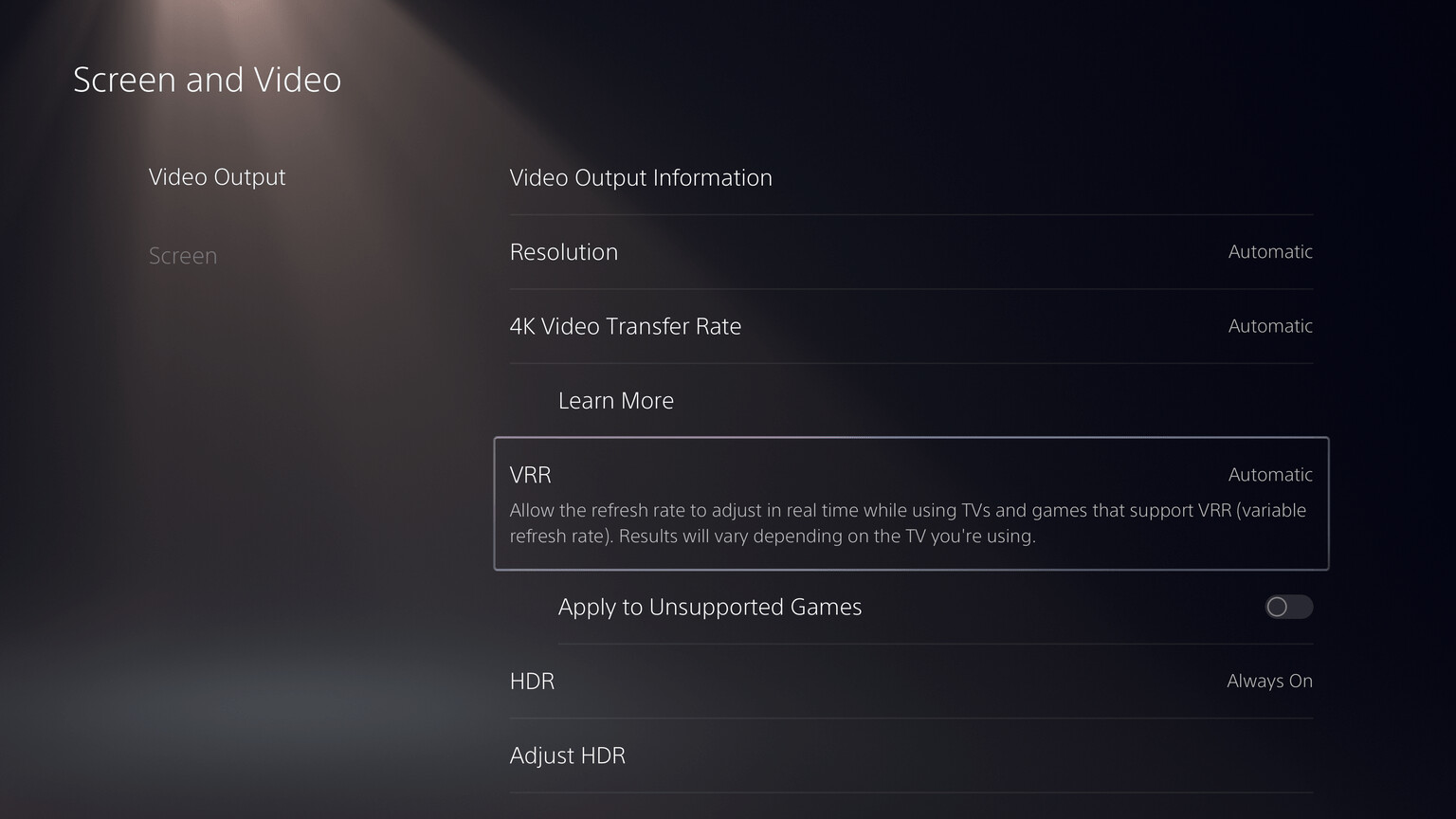 Variable Refresh Rate Support for Sony PS5 Rolls Out This Week - returnal