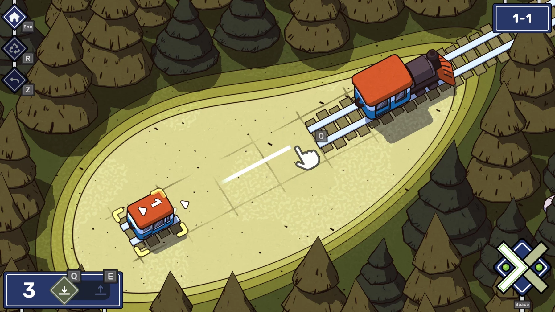 Railbound (PC) Review: Relaxing and Adorable Puzzle Game -