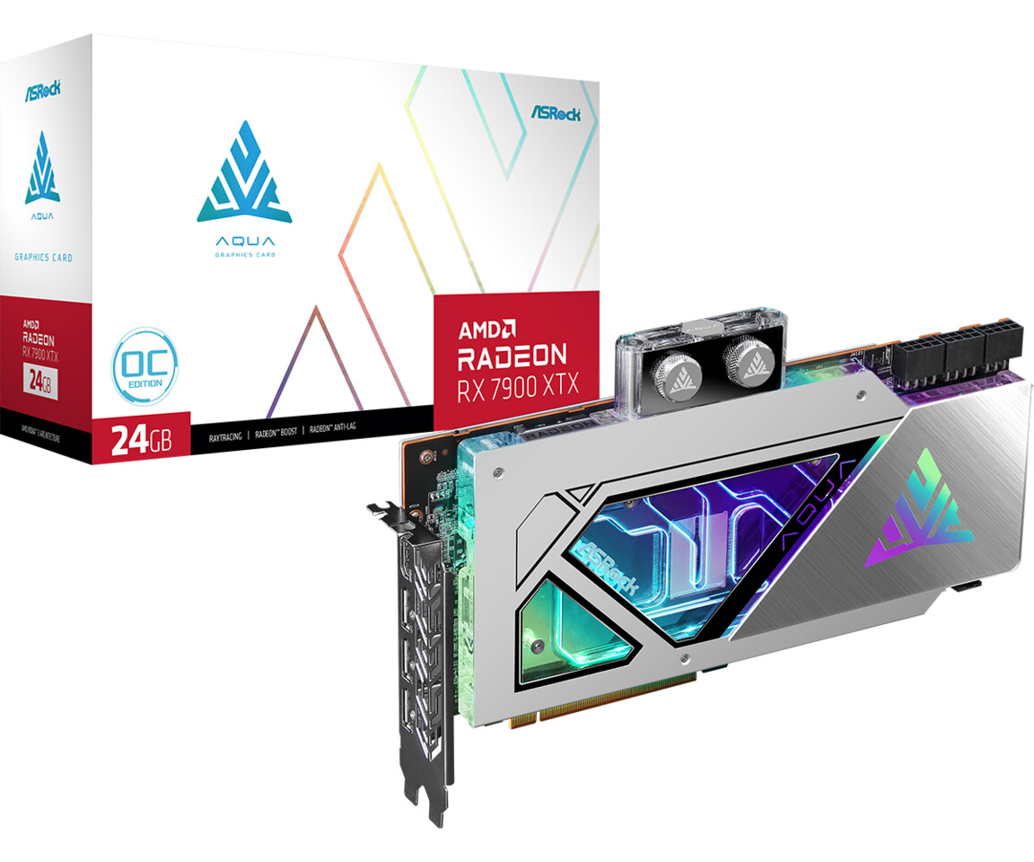 ASRock Readies Radeon RX 7900 Series Graphics Cards under AQUA, Taichi and Phantom Gaming -