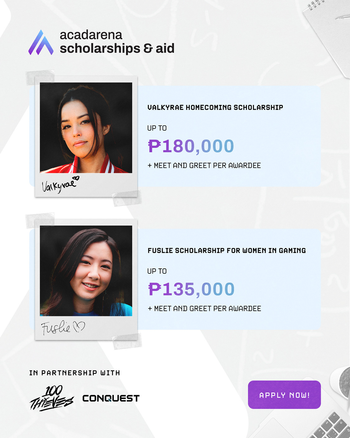 AcadArena Partners with 100 Thieves to Provide Scholarships to Filipino Students - returnal