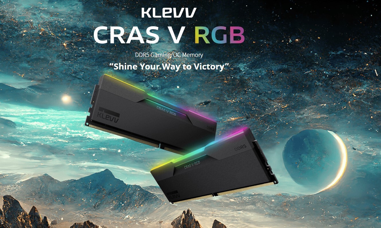 KLEVV CRAS V RGB and BOLT V DDR5 Gaming Memory - returnal
