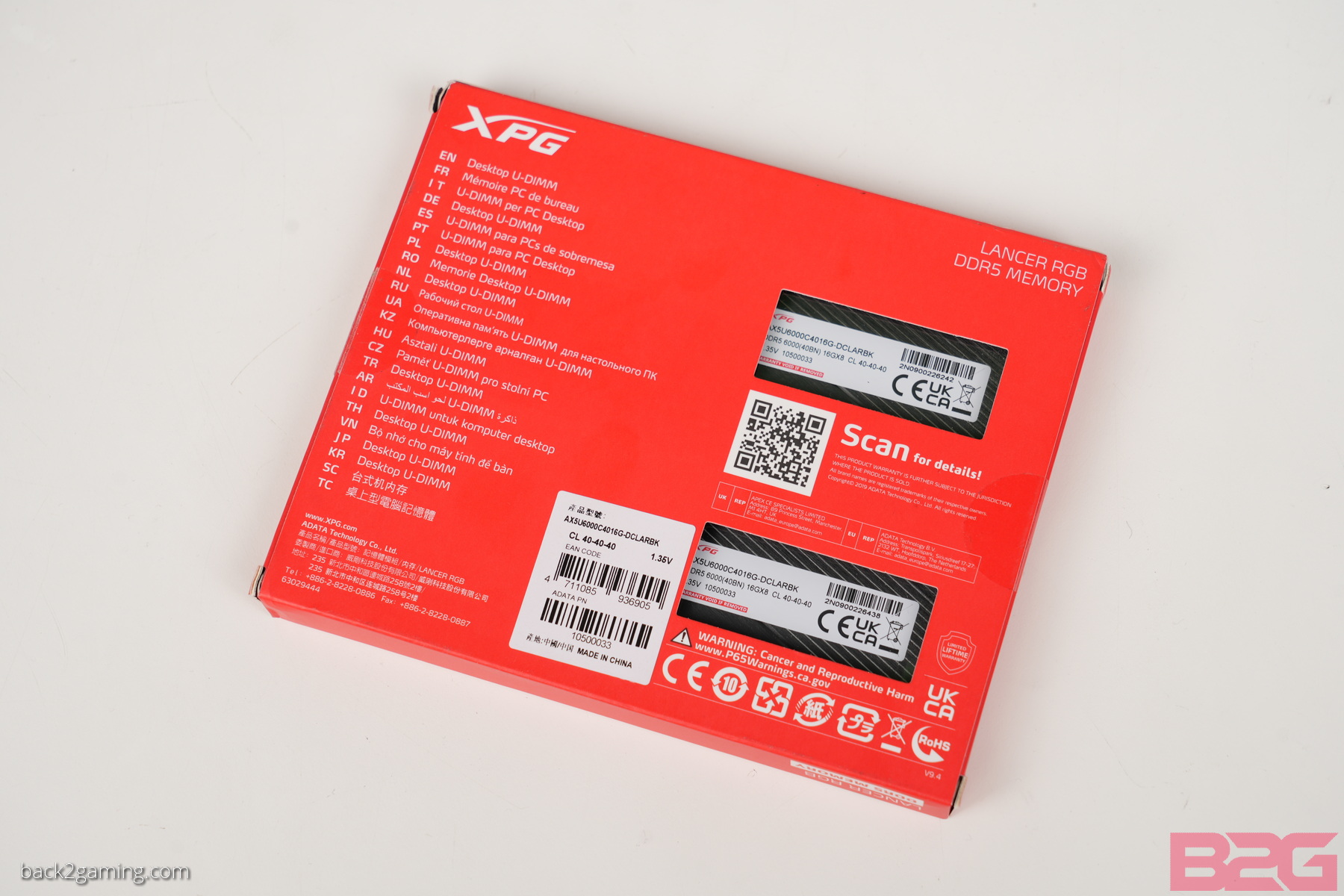 ADATA XPG LANCER RGB DDR5-6000 Dual-Channel Memory Kit Review - xpg lancer