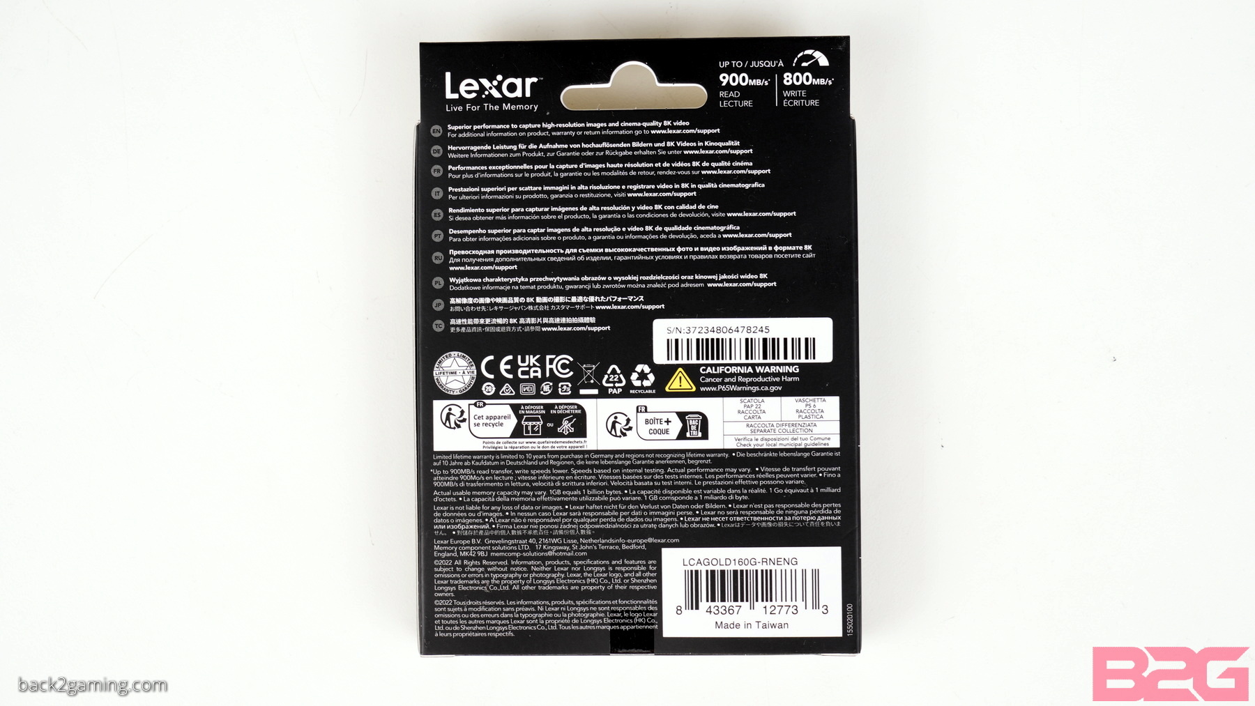 Lexar CFexpress Type A Professional GOLD Series Card Review - returnal