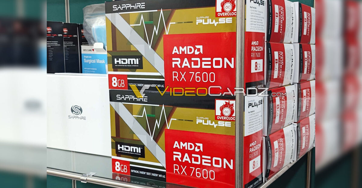 Dealer Shares Photos of RX 7600 Stocks Ahead of Launch - returnal