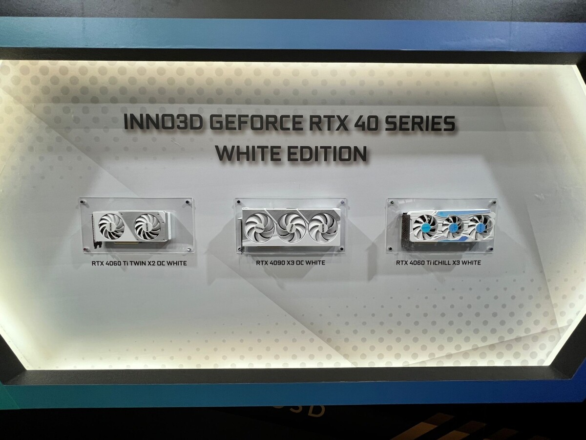 COMPUTEX 2023: Inno3D Shows-Off White Edition Graphics Cards -