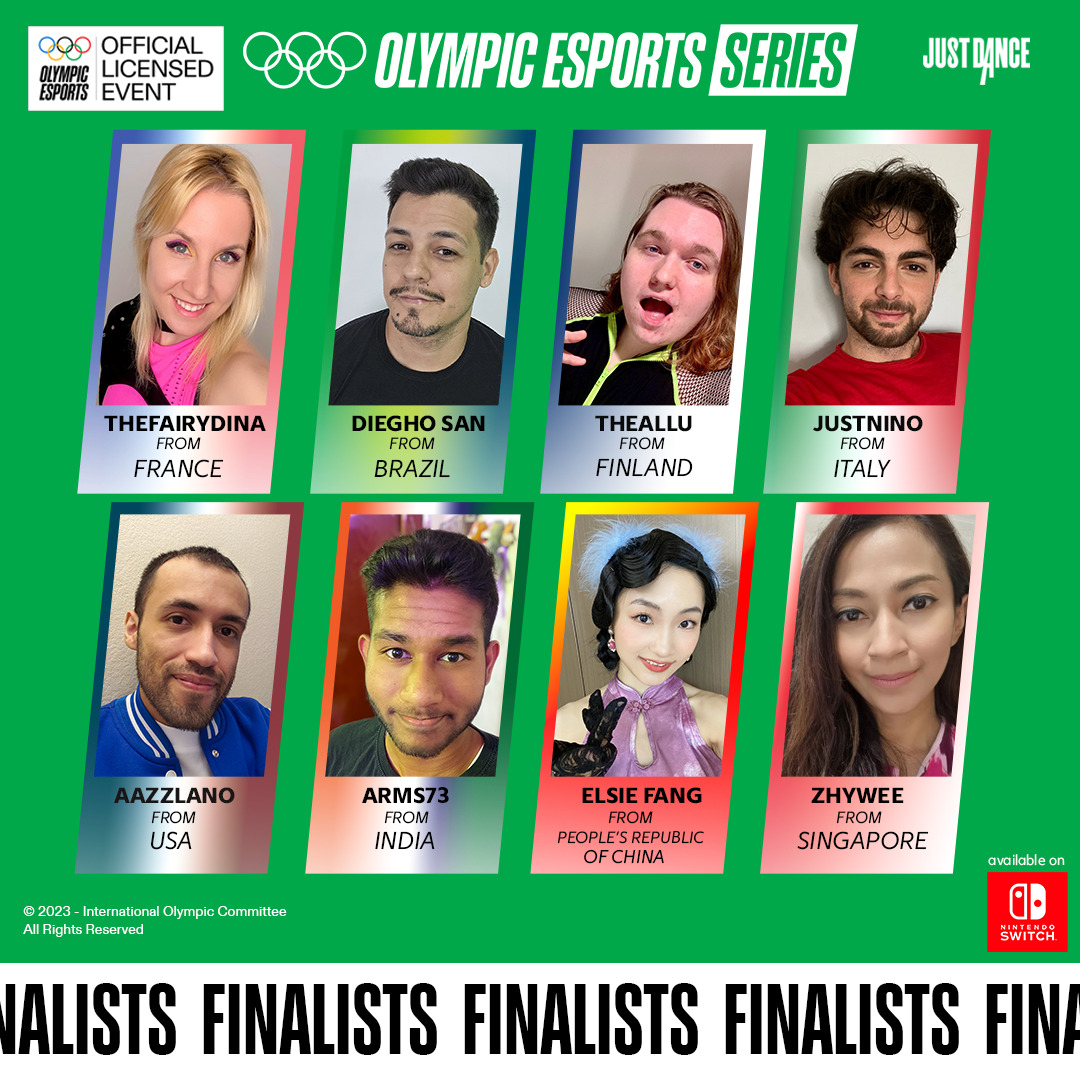 Ubisoft Reveals the Eight Competitors Set to Compete in the Olympic Esports Series 2023 With Just Dance -