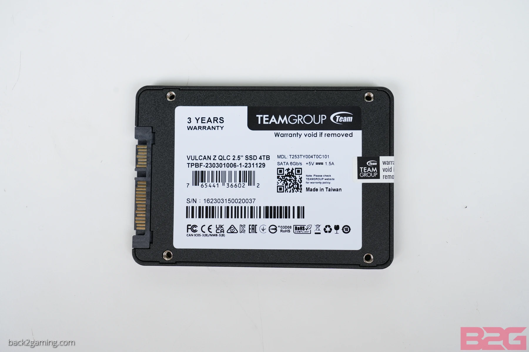 TEAMGROUP T-Force Vulcan Z QLC SSD Review - Vulcan Z QLC